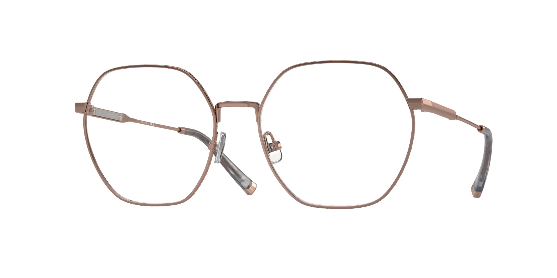 Brunello Cucinelli eyeglasses model BC1001T in Rose, handcrafted Italian luxury optical frames made with premium materials